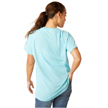 Ariat Women's Rebar Heat Fighter T-Shirt - Arctic Blue