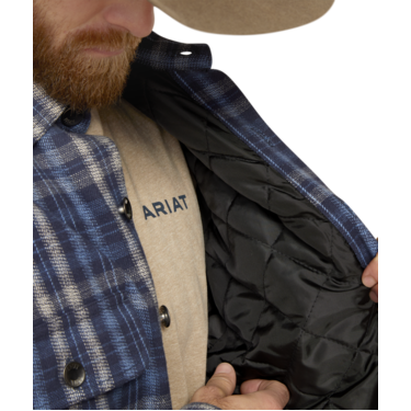 Ariat Men's Hanley Shirt Jacket - Mood Indigo