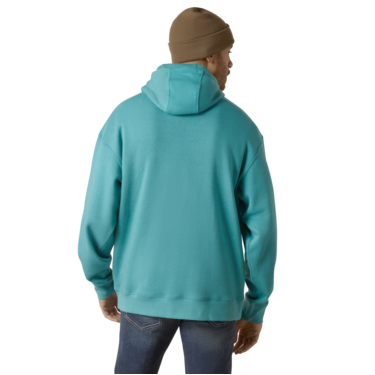 Ariat Men's In Motion Hoodie - Tile Blue