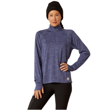 Ariat Women's Rebar Gridwork Baselayer 1/4 Zip Long Sleeve Shirt - Multiple Colours