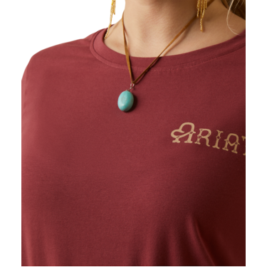 Ariat Women's Wear The Brand Tee - Burnt Russet