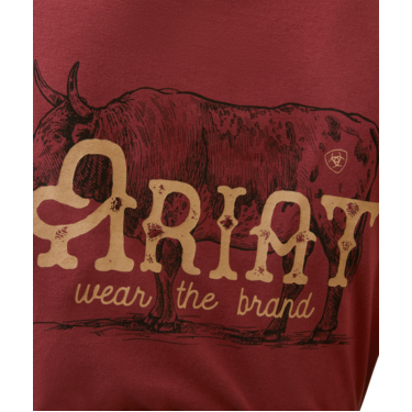 Ariat Women's Wear The Brand Tee - Burnt Russet