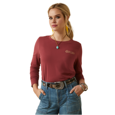 Ariat Women's Wear The Brand Tee - Burnt Russet