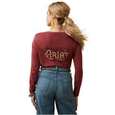 Ariat Women's Wear The Brand Tee - Burnt Russet