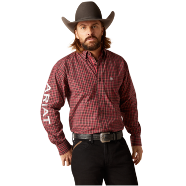 Ariat Men's Pro Series Cason Classic Fit Shirt - Red