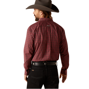 ARIAT Men's Pro Series Dan Classic Fit Shirt - Moisture-Wicking, UV Protection, Long Sleeve Button-Down