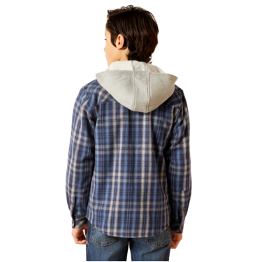 Ariat Boy's Hanley Shirt Jacket - Mood Indigo