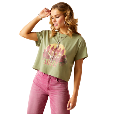 Ariat Women's Charlie Short Sleeve T-Shirt - Sage