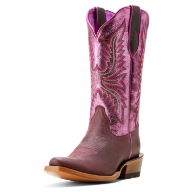 Ariat Women's Futurity Flash Western Boot - Crimson Grape