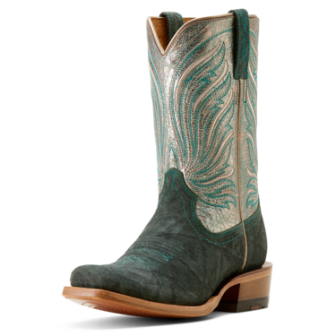 Ariat Women's Futurity Dash Western Boot- Mint Elephant Print