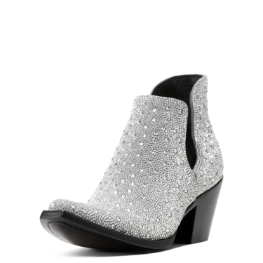 Ariat Women's Dixon Glitz Bootie - Silver Sparkle