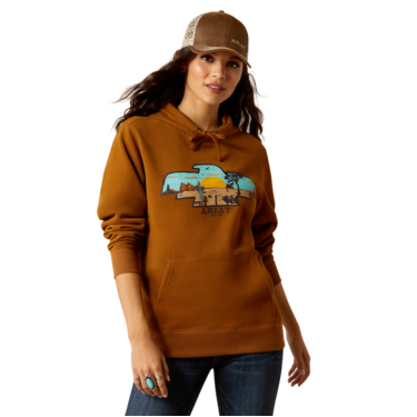 Ariat Women's Horizon Hoodie - Chestnut Horse