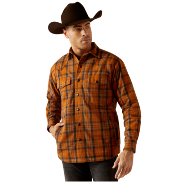 Ariat Men's Harvey Retro Shirt Jacket - Roasted Pecan