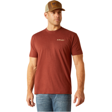 Ariat Men's SW Cacti T Shirt - Rusty Heather