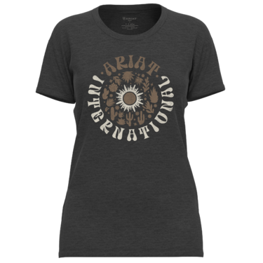 Ariat Women's Sol Circle T Shirt - Charcoal Heather