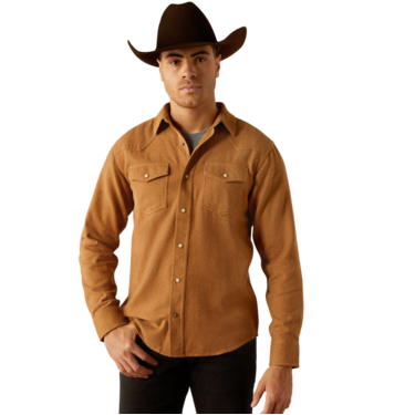 Ariat Men's Hyde Retro Fit Long Sleeve Shirt - Pale Khaki