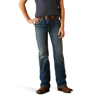 Ariat Boys B4 Relaxed Kelvin Boot Cut Jeans - Dakota