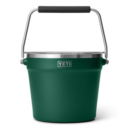 Yeti Rambler Beverage Bucket - Black Forest Green