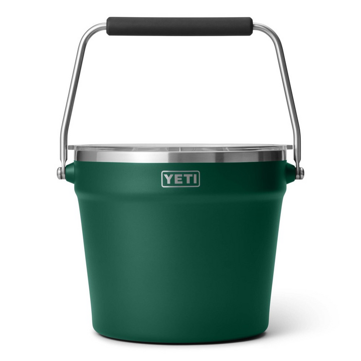 YETI Rambler Beverage Bucket with Lid - Black Forest Green