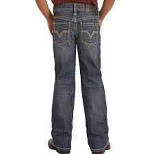 Rock & Roll Boy's BB Gun Stretch Bootcut Jeans - Medium Vintage