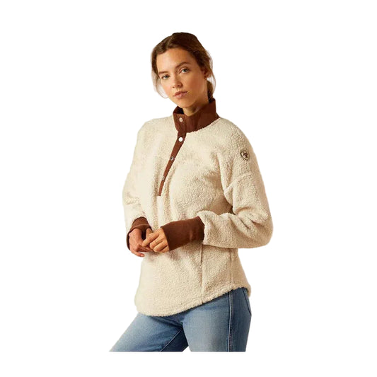 Ariat Women's Long Sleeve Doyen Sweatshirt- Natural Soft Silt