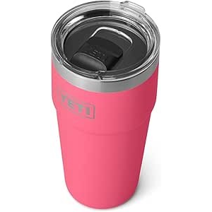 Yeti Rambler 887ml Stackable Cup w/Magslider Lid - Tropical Pink