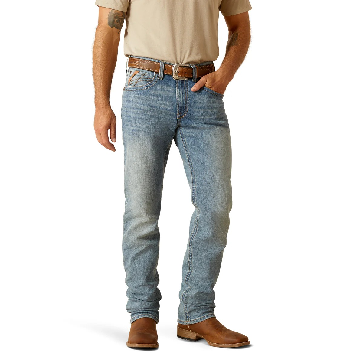 Ariat Men's M Vintage Picher Straight Jean - Lindo