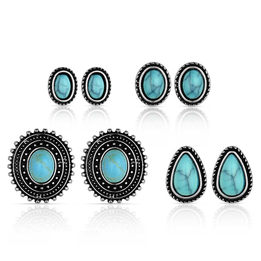 Montana Silversmiths Earring Pack- Turquoise