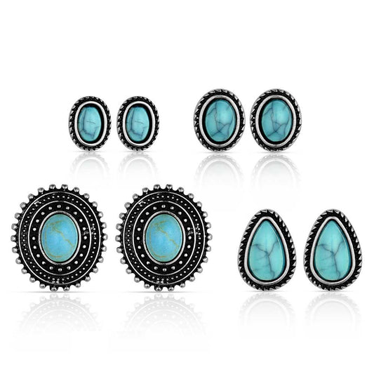 Montana Silversmiths Earring Pack- Turquoise