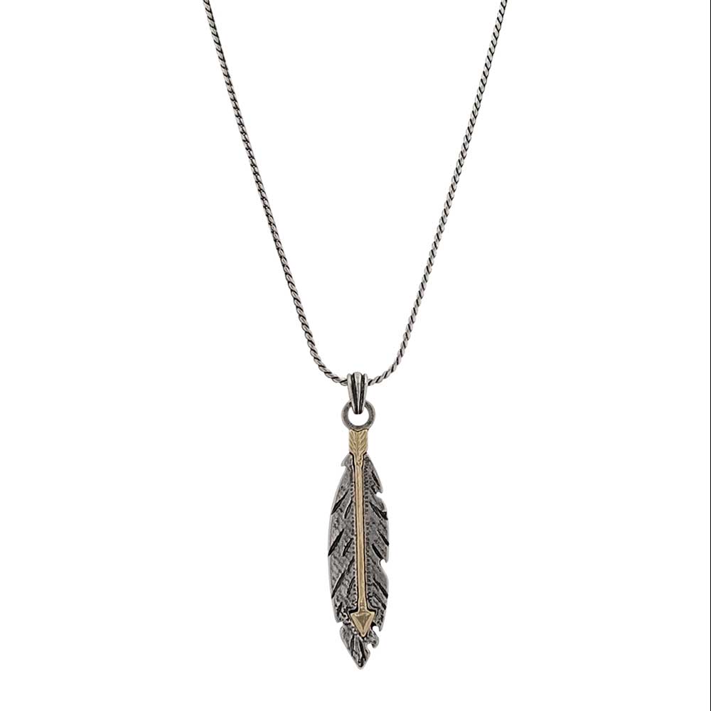 Montana Silversmith Fly True Feather Necklace