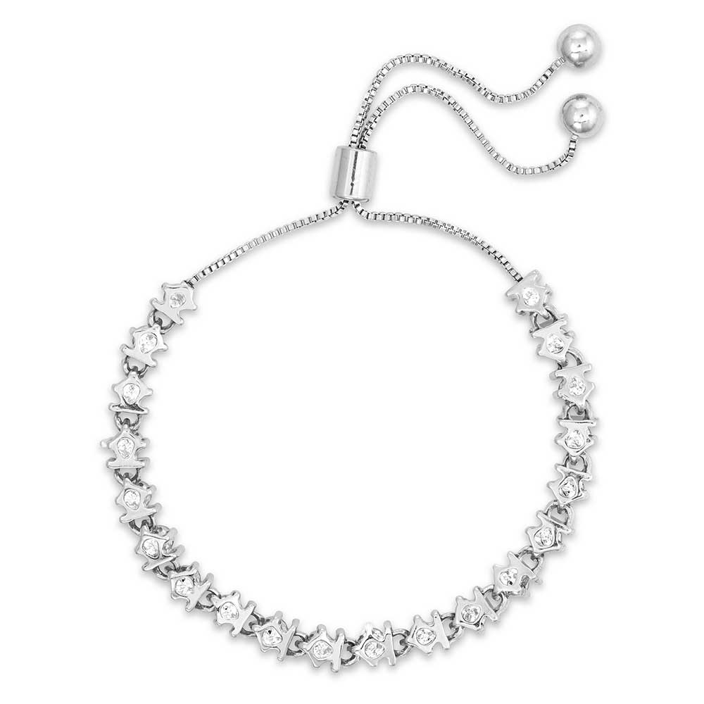 Between Crystals Bolo Bracelet