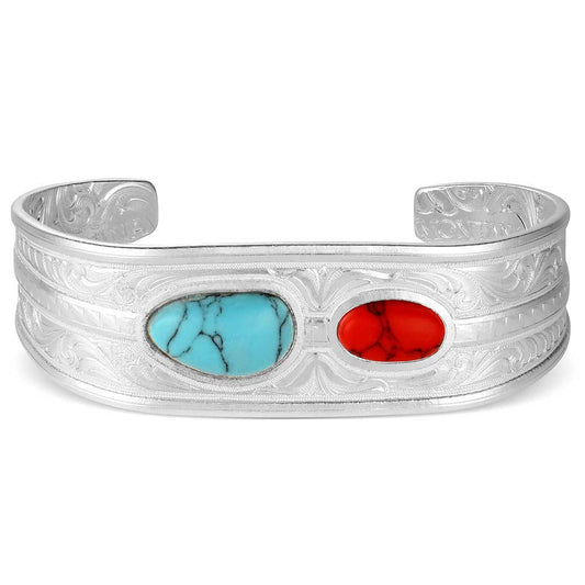 Montana Silversmith S/P 2 Stone Cuff