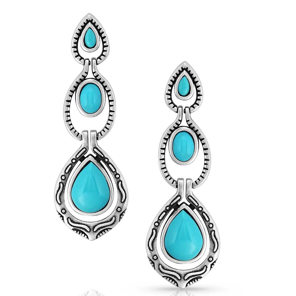 **Unmatched Beauty Turquoise Earrings