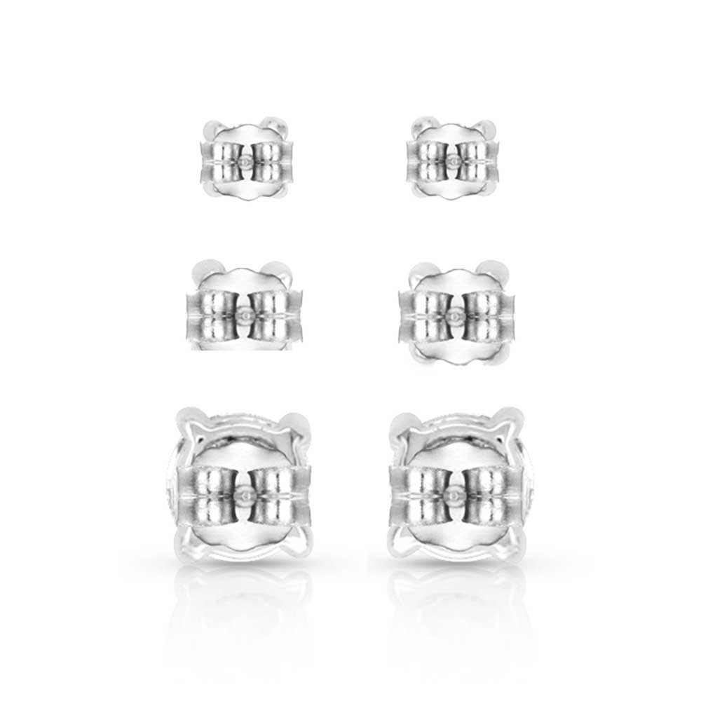 Shine Bright Triple Crystal Post Earring Set