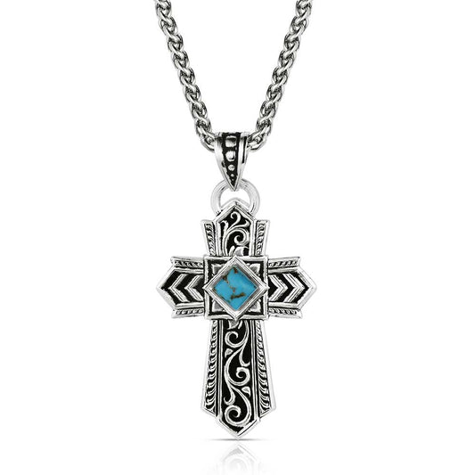 Montana Silversmith Men's Cross Necklace