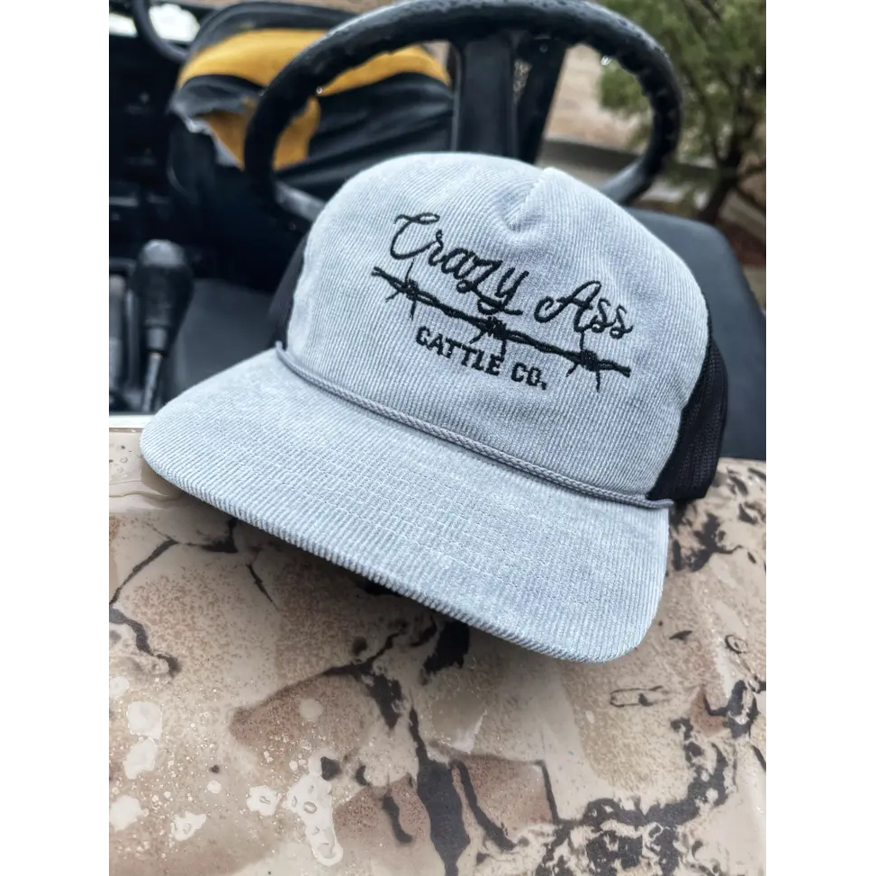 Buckin Barn The Ol Timer Ball Cap - Grey/Black