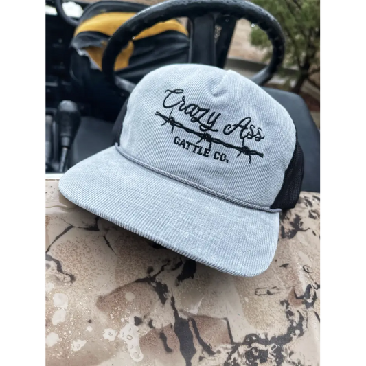 Buckin Barn The Ol Timer Ball Cap - Grey/Black