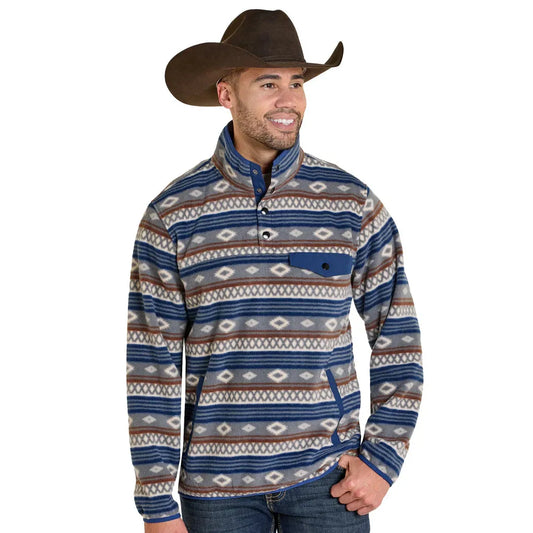 Rock & Roll Men's Aztec Fleece Pullover