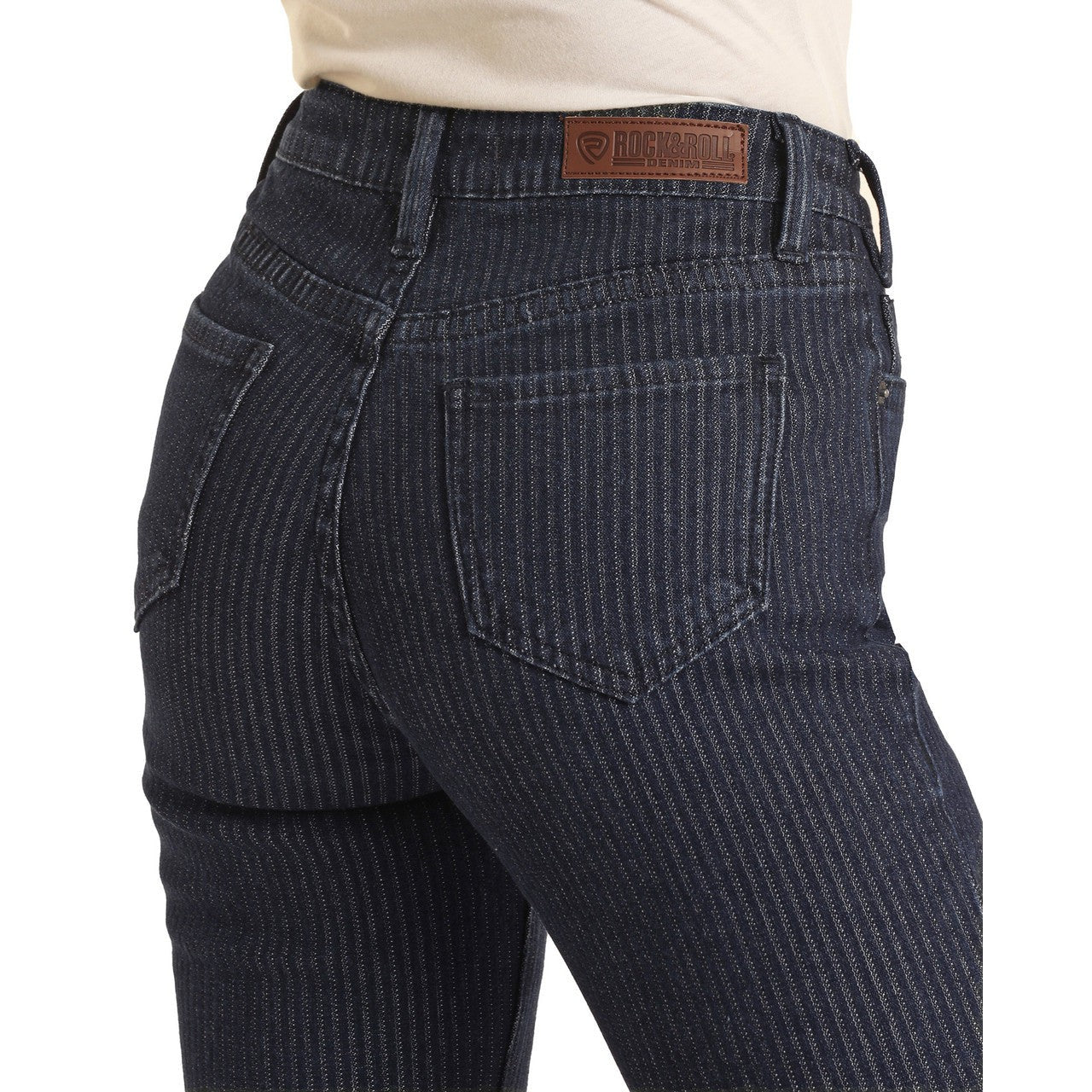 Rock & Roll Women's High Rise Regular Fit Bootcut Jeans - Dark Wash