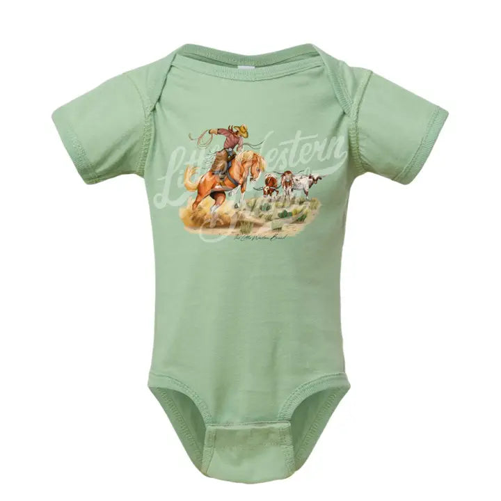 Little Western Brand Ranch Bronc-Sage