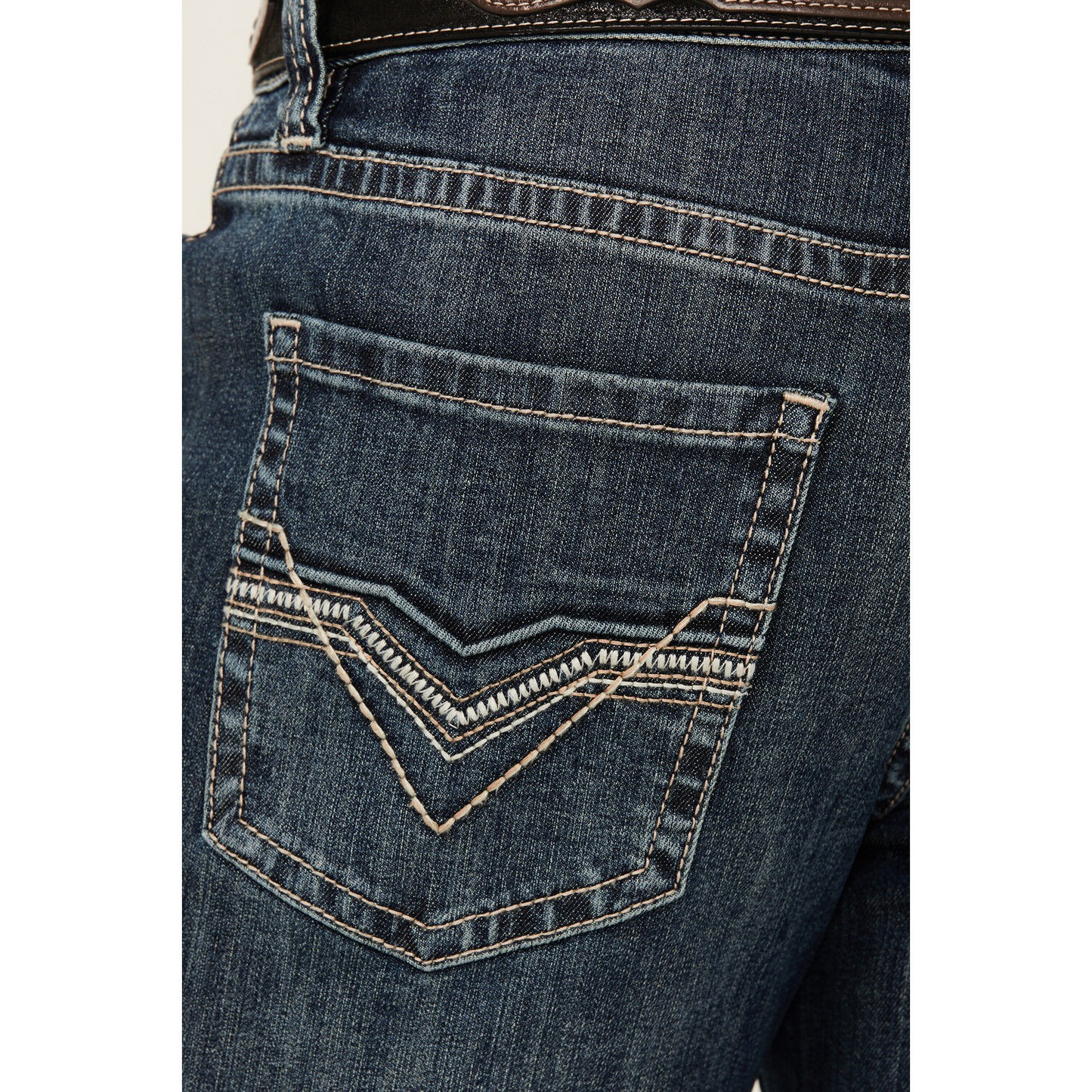 Rock & Roll Men's Medium Vintage Straight Bootcut Jeans - Medium Vintage