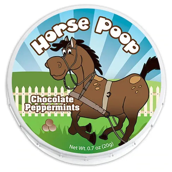 Horse Poop Mint Tins