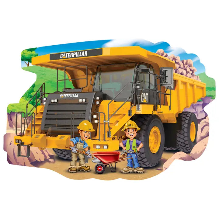 CAT Dump Truck 36 Piece Floor Puzzle