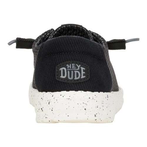 Hey Dude Women's Wendy Wide Stretch Sox- Black/White