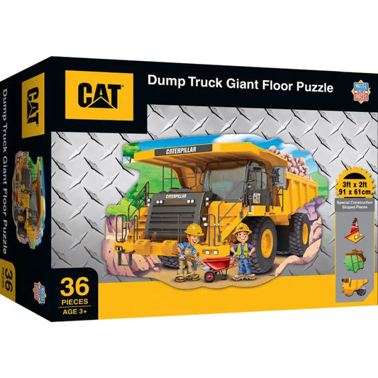 CAT Dump Truck 36 Piece Floor Puzzle