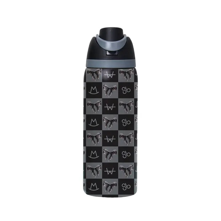 The Front Porch Label Stainless Steel Water Bottle- Multiple Colours