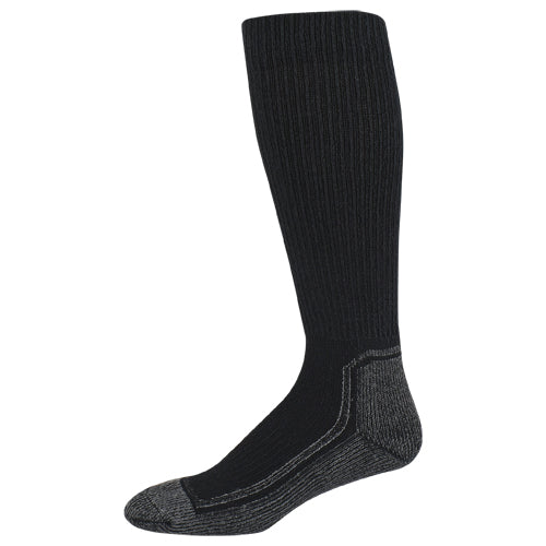 Justin Men's Boot Steel Toe Sock 2 Pack - Black