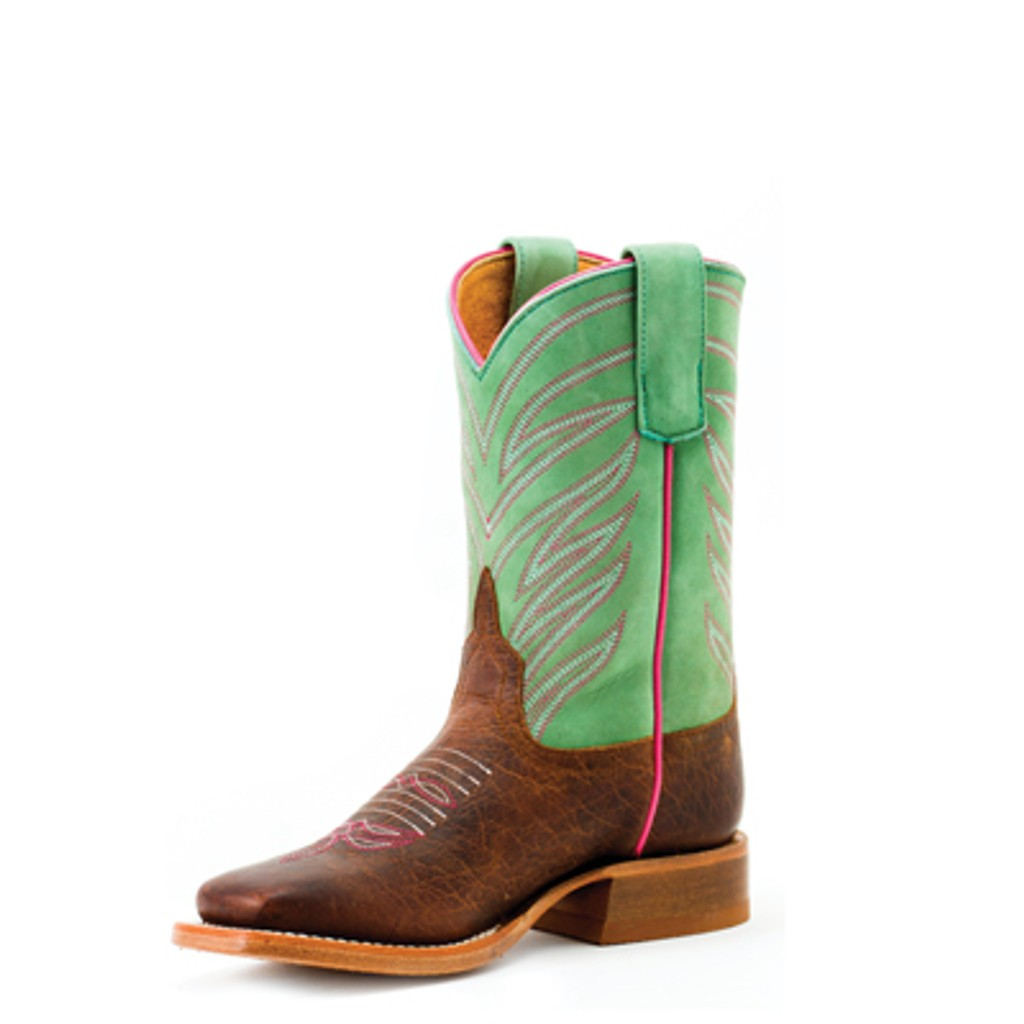 Anderson Bean Kid's Leather Soled Western Boots