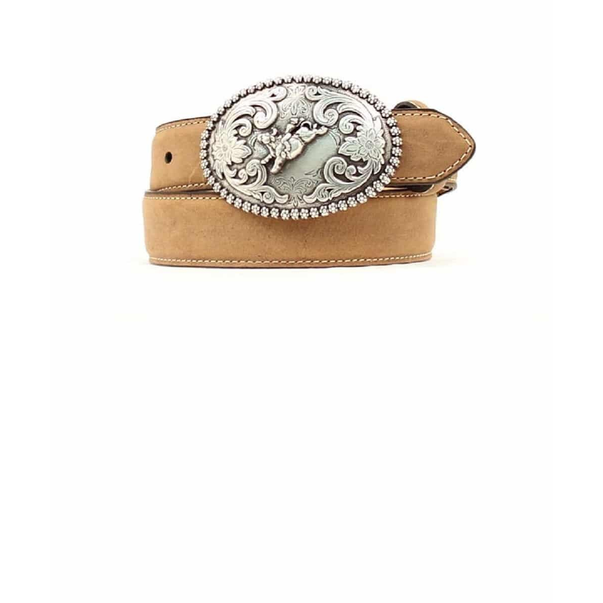 Nocona Boy's Classic Western Belt - Bay Apache