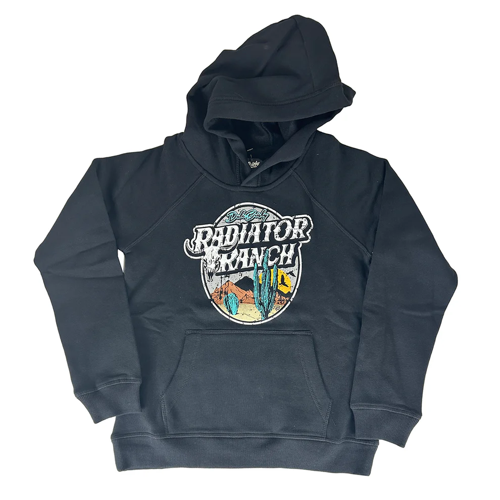 Rock & Roll Boy's Dale Scenic Graphic Hoodie-Black